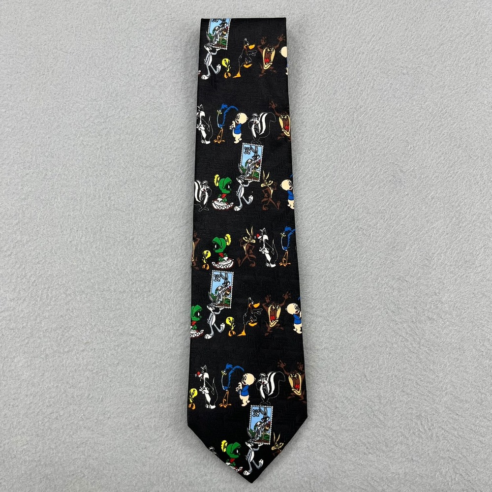 Vintage 1997 Looney Tunes Stamp Collection‎ Black Necktie Bugs Bunny Daffy Duck